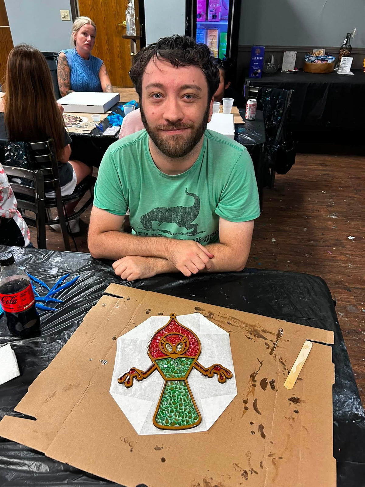 DIY Braxxie Crushed Glass Suncatcher