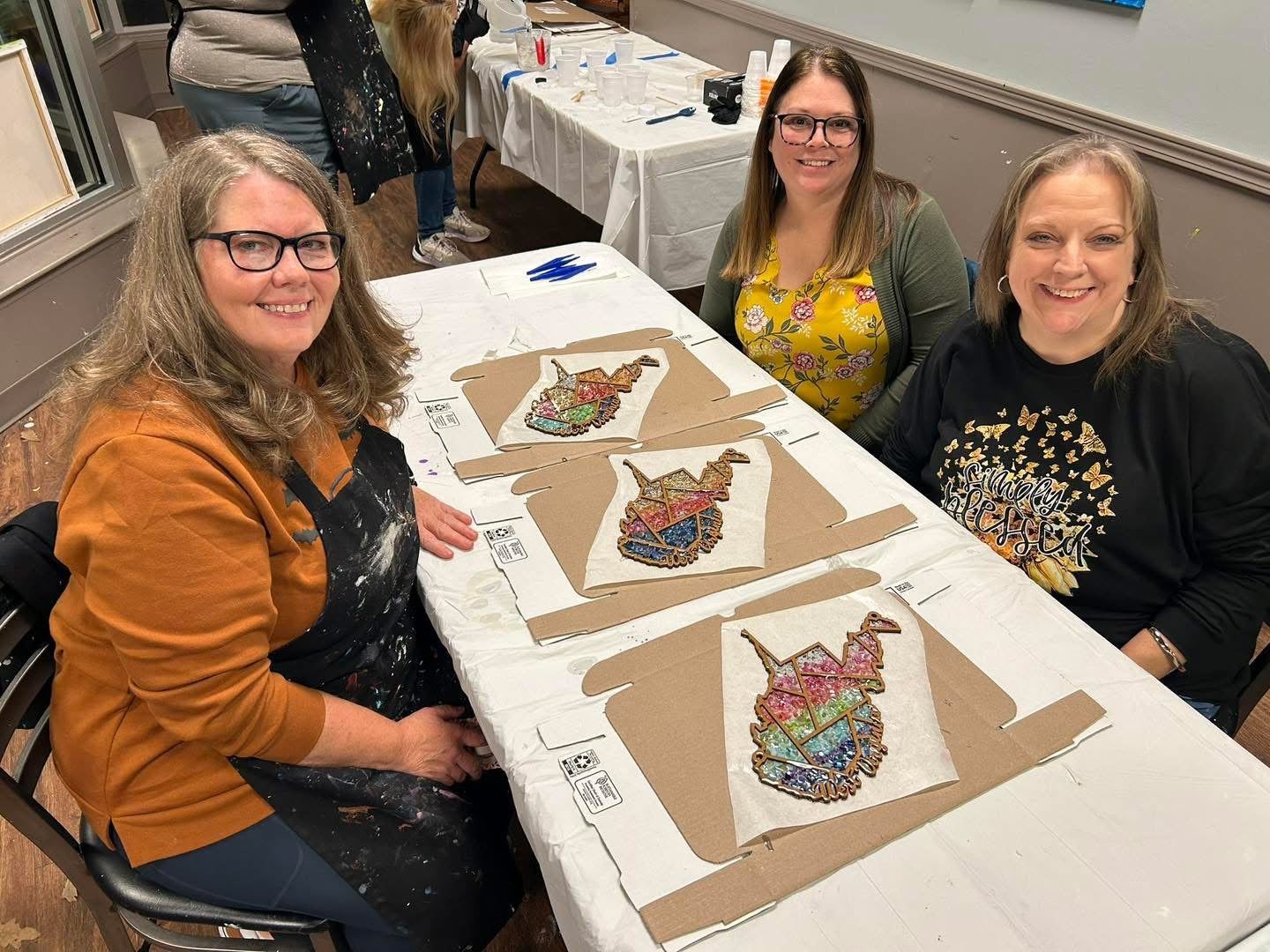 DIY West Virginia Crushed Glass Suncatcher